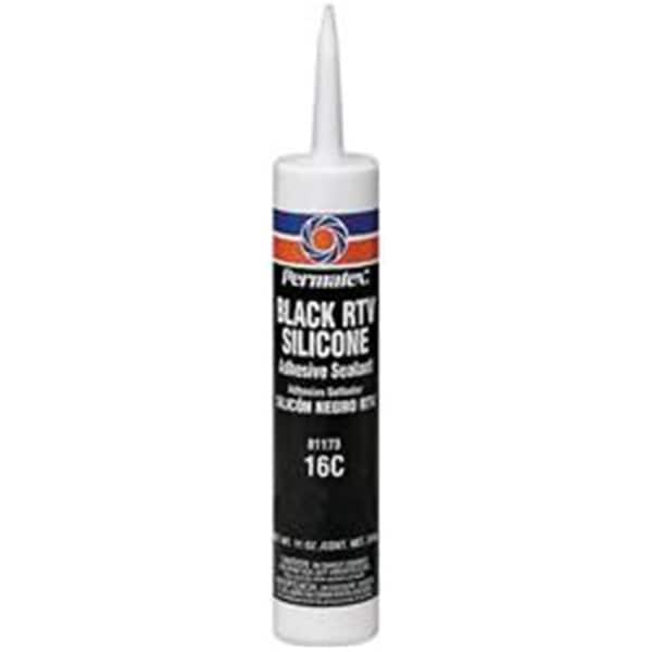 Permtx-Lockt 81173 Black Silicone Adhesive Sealant, 12.9 Oz. P13-81173 - main